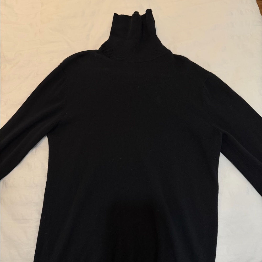 Men’s Black Turtleneck Sweater